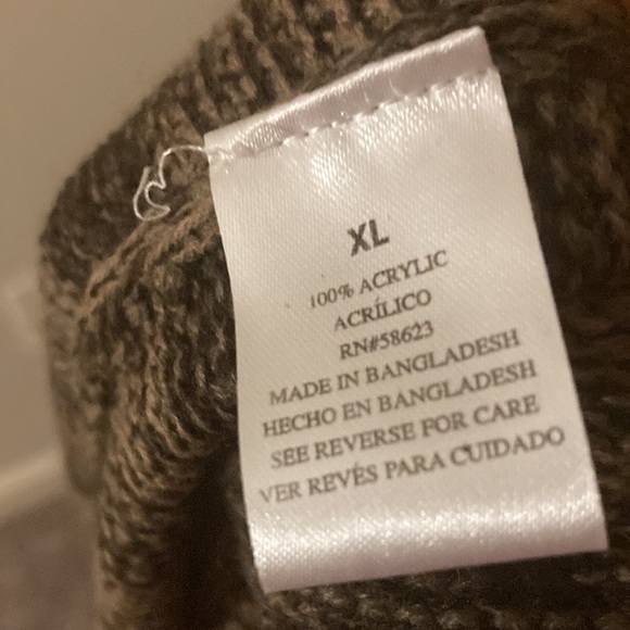 Ellen Parker | Women’s Brown Sweater Dress - Size XLarge - Picture 8 of 9